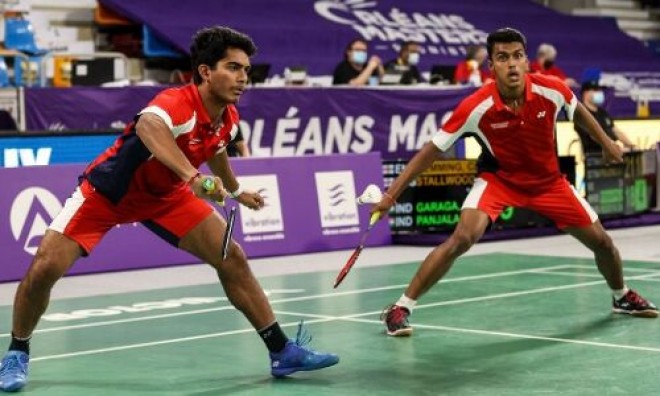 Indian badminton the new Indian doubles duo gets Runners up trophies.