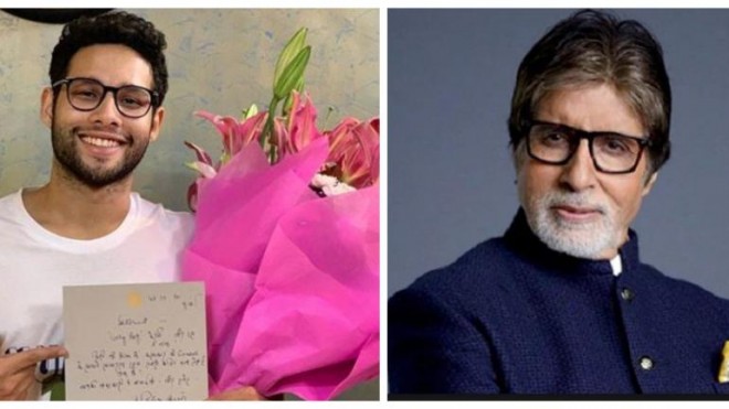Gully Boy star Siddhant Chaturvedi is Ecstatic as he receives a hand-written note from Big B