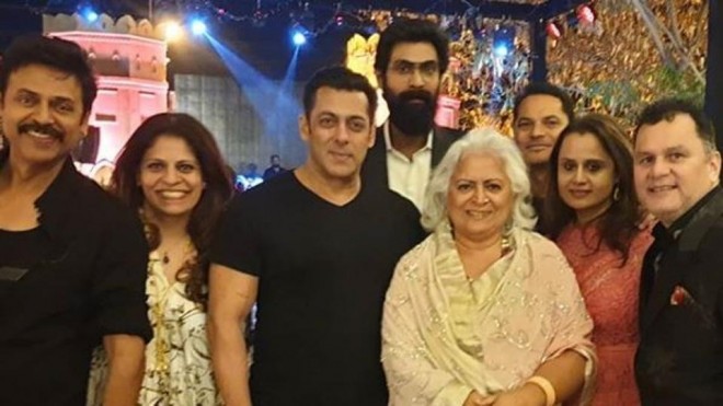 Salman Khan attends Venkys daughter wedding