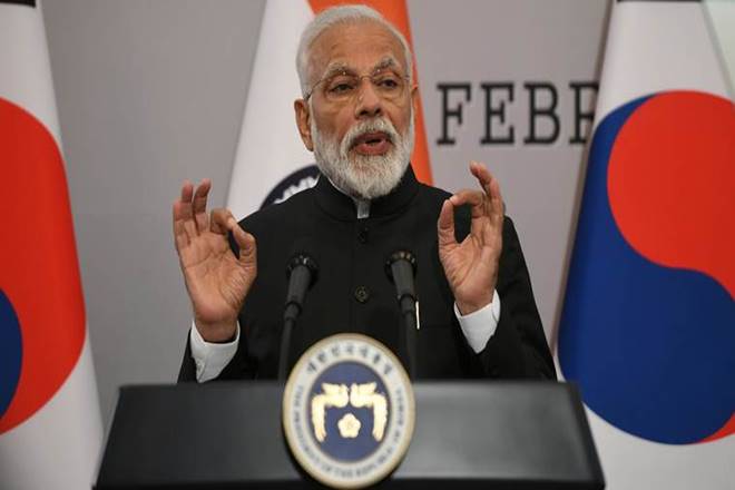 India ,S Korea sign 7 pacts, Modi honoured with Seoul peace prize