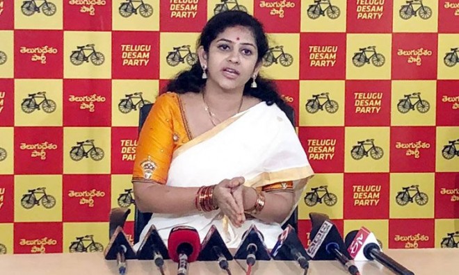 They are harrasing me in the midnignt... TDP leader yamini