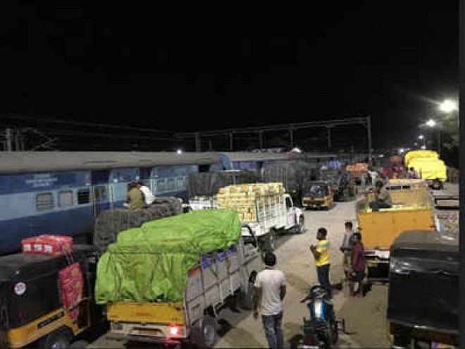 Andhra Pradesh: First Mango special express train commences from Vizianagaram
