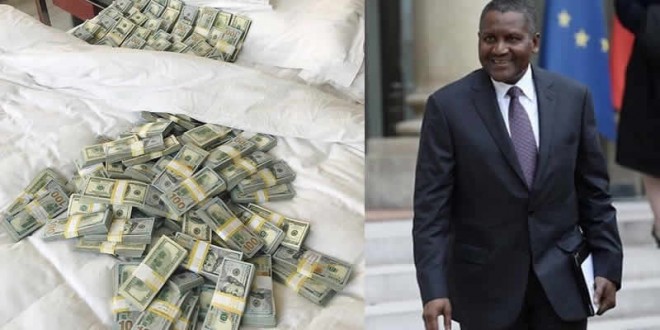Africas Richest man withdrew USD 10 million just to do this