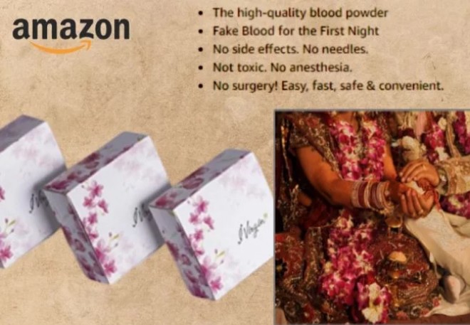 Breaking: Blood To Fake Virginity Being Sold On Amazon